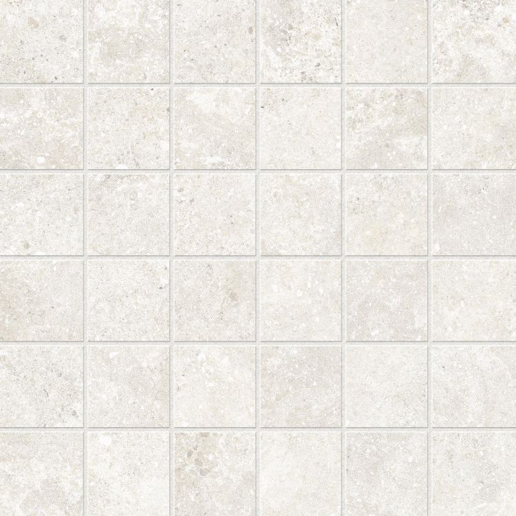 Untamed Wander White Mosaic 2 x 2 12 x 12